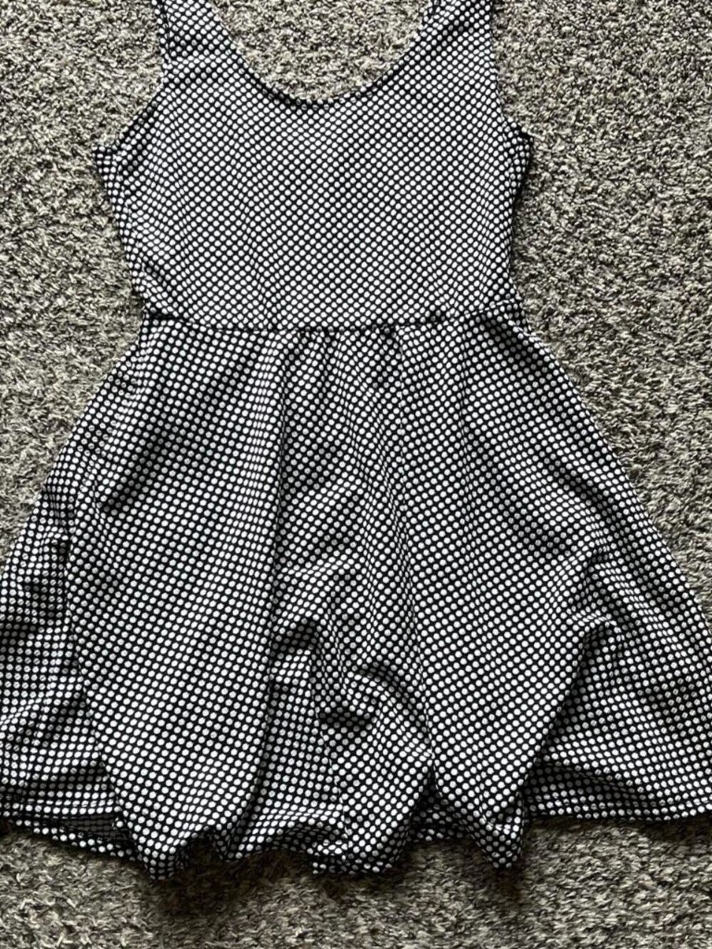 Bobbie Brooks Women's Med Polka Dot Midi Dress Pinup Spring Dainty Feminine